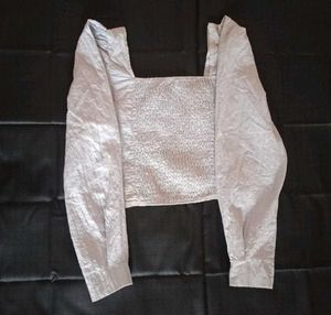 Chic Light Blue Top