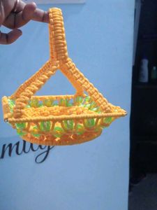 Macrame Hanging Basketfor laddu Gopal and worship