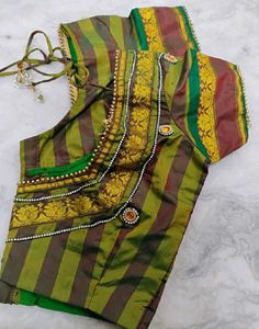 Multi color Silk blouse