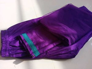 Coral Net Anarkali suit