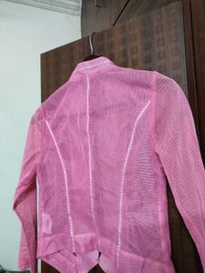 Pink Mesh Jacket