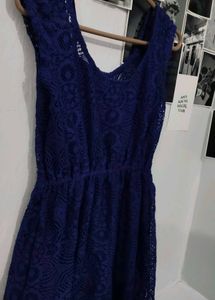 sale❤️‍🔥 Coquette Laced ✨Royal Blue mini Dress