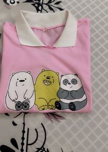 We Bare Bears Pink Tee