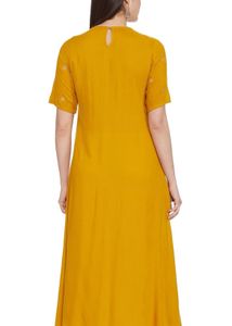 Indya Women&#39;s Rayon Regular Kurta