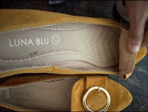 Cute Mustard Ballerinas by westside