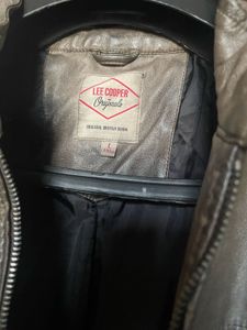 Brand New Lee Cooper Brown Leather Jacket