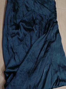 Navy Blue Elegant Ryching Brooch Multi Layers