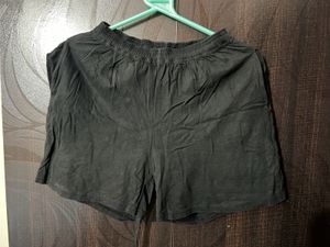 Black Regular Shorts