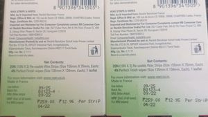 Veet Ready-to-use Full Body Wax Strips - 2 Pack