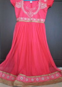 Reviving Royality :The Classic Peach Anarkali