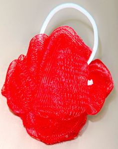 Red Loofah, A type of bath sponge.