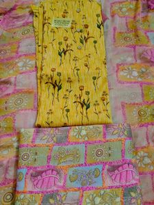 Cotton Blend Dress Material