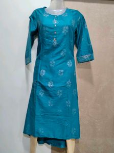 Teal Kurta Set