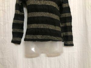Black High Neck Top