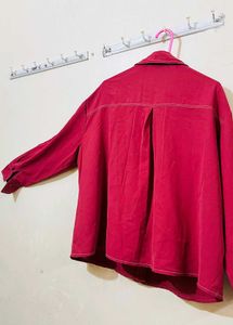 Red Shirt with Pockets