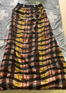 Multicolor Long Skirt Party Wear