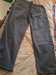 Gray Casual Pants