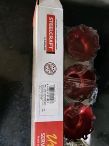 Steel Bowls With Rectangle Tray