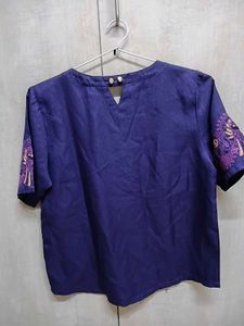 Violet CHUMBAK Shirt For Party Wear