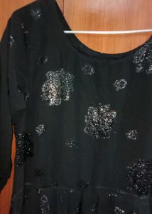Naira Cut Black kurti❤️
