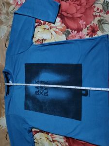 Blue Black Colored Full Sleeve T Shirt