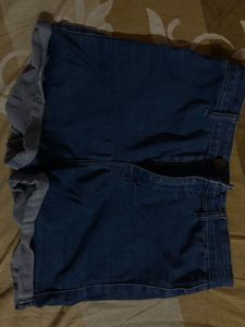 Denim shorts