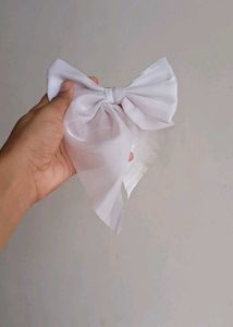 White Hair Bow