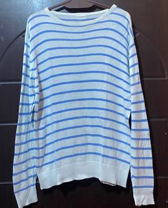 Blue Stripe Pullover Shirt