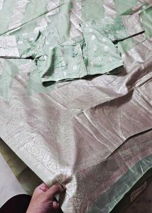 Organza Saree With Blouse 🫡💝