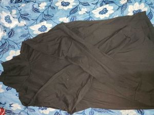 Black Long Sleeve Turtleneck Top
