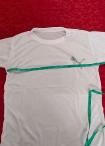 Plain White Puma Tshirt
