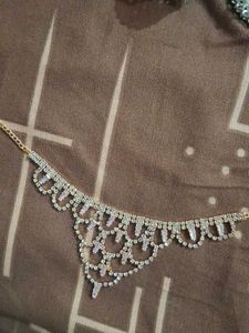 Rhinestone Necklace &amp; Earring Set