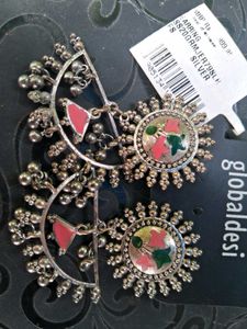 Ethnic Silver Earrings
