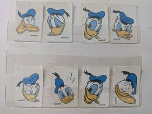 Vintage Donald Duck Stickers/Card For Collectors