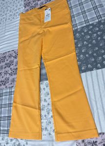 Zara L Mini Crop Flare Trouser