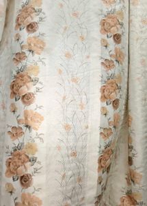 Floral Curtain For Window 1 Pc