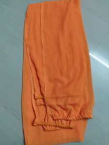Orange Legging And Shawl