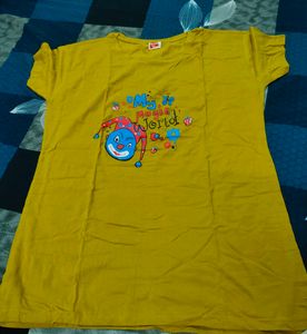 Cute 'My Magic World' t shirt for girls