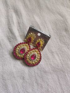 Pink Statement Earrings - 2 Sets