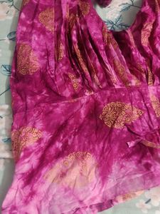 Pink Tie-Dye Halter Bottom