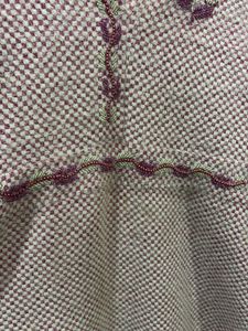 Portmor Embellished Checkered Top