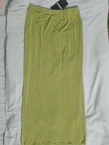 Shein Olive Green Maxi Skirt