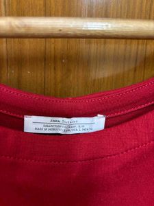 Zara Trafaluc Red Mini Dress