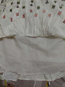 White Embroidery dress