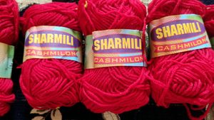 5 Pc Red Woolen Thread