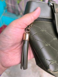 Olive Green Hand Bag