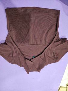 Cute Brown Crop Top