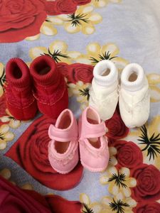 🤩Velvet Baby Boots