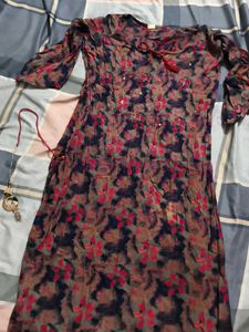 Floral Print Kurta