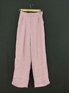 Faballey Women Light Levender Straight Fit Pant